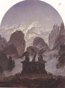 Carl Gustav Carus The Goethe Monument (mk45) oil painting picture wholesale